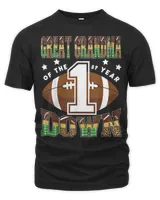 Great Grandma Of The 1St Year Down Football 1St Birthday Boy T-Shirt Unisex Premium T-Shirt black s