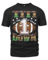 Titi Of The 1St Year Down Football First Birthday Boy T-Shirt Unisex Premium T-Shirt black s