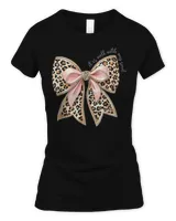 It Is Well With My Soul Inspired Faith Bible Bow Christian T-Shirt Women's Soft Style Fitted T-Shirt black s