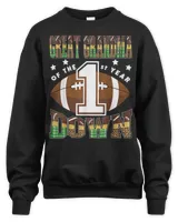 Great Grandma Of The 1St Year Down Football 1St Birthday Boy T-Shirt Unisex Sweatshirt black s
