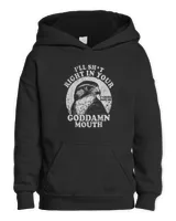 I’ll Sht Right in Your Goddamn Mouth Funny Saying Quote T-Shirt Kids Pullover Hoodie black xs
