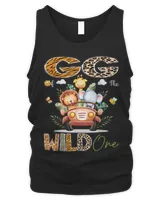 GG Of The Wild One 1St Birthday Safari Jungle Truck T-Shirt Men's Tank Top black s