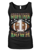 GodFather Of The 1St Year Down Football First Birthday Boy T-Shirt Women's Tank Top black s