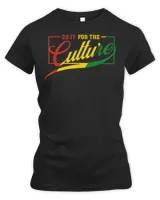 Do It For The Cultures Black History Month Juneteenth Pride T-Shirt Women's Premium Slim Fit Tee black s