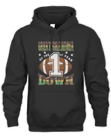 Great Grandma Of The 1St Year Down Football 1St Birthday Boy T-Shirt Unisex Premium Hoodie black s