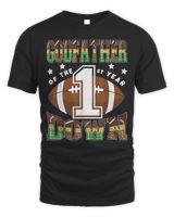 GodFather Of The 1St Year Down Football First Birthday Boy T-Shirt Unisex Standard T-Shirt black s