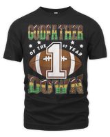 GodFather Of The 1St Year Down Football First Birthday Boy T-Shirt Unisex Premium T-Shirt black s