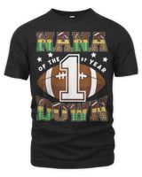 Nana Of The 1St Year Down Football First Birthday Boy T-Shirt Unisex Premium T-Shirt black s