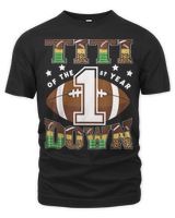 Titi Of The 1St Year Down Football First Birthday Boy T-Shirt Unisex Premium T-Shirt black s