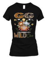 GG Of The Wild One 1St Birthday Safari Jungle Truck T-Shirt Women's Soft Style Fitted T-Shirt black s
