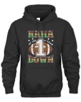 Nana Of The 1St Year Down Football First Birthday Boy T-Shirt Unisex Hoodie black s