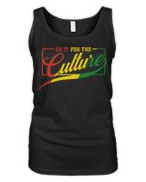 Do It For The Cultures Black History Month Juneteenth Pride T-Shirt Women's Tank Top black s