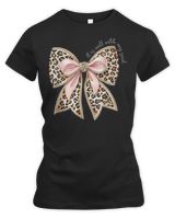 It Is Well With My Soul Inspired Faith Bible Bow Christian T-Shirt Women's Premium Slim Fit Tee black s
